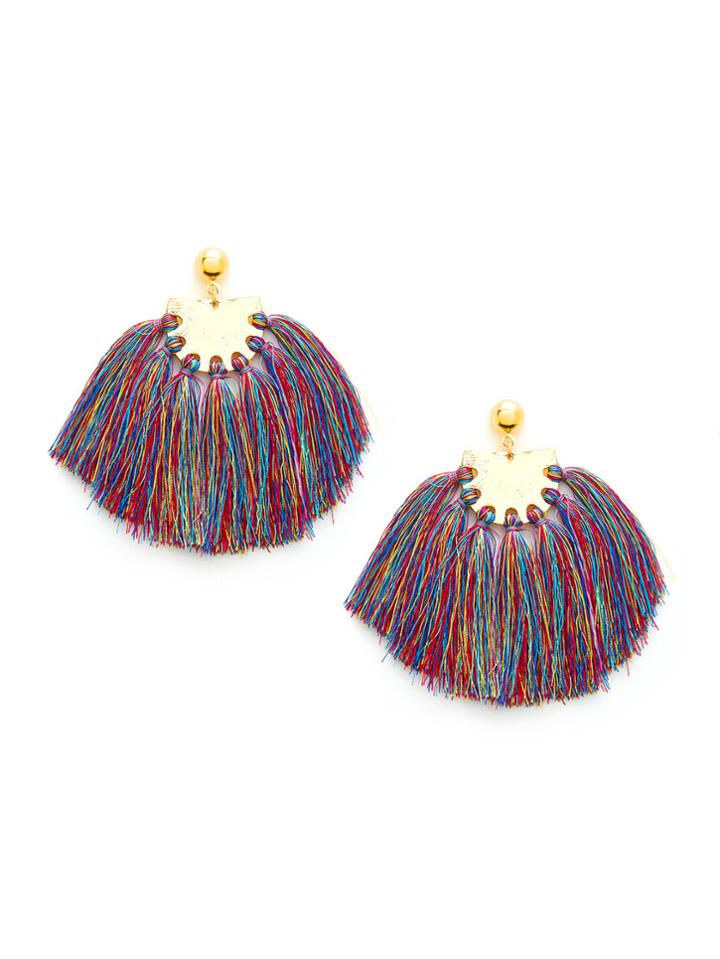 Shein Charm Fringe Design Drop Earrings