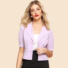 Shein Fold Pleat Detail Button Up Shirt