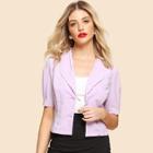 Shein Fold Pleat Detail Button Up Shirt