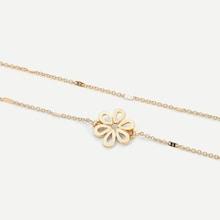 Shein Hollow Flower Layered Chain Anklet