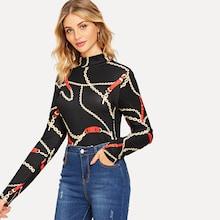 Shein Chain Print Tee