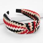 Shein Geometric Print Knot Design Headband