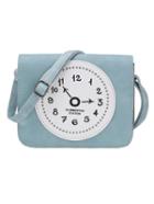 Shein Studded Clock Patchwork Flap Crossbody Bag