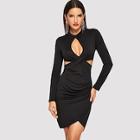 Shein Slim Fitted Cut Out Dress