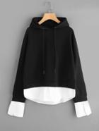 Shein 2 In 1 Hooded Shirt