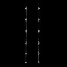Shein Silver Exquisite Rhinestone Earrings