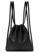 Shein Black Double Drawstrings Backpack