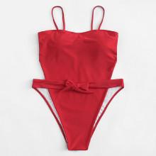 Shein Bow Tie Cut Out Swimsuit