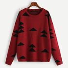 Shein Men Drop Shoulder Christmas Tree Print Jumper