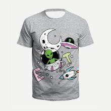 Shein Men Et 3d Print Tee