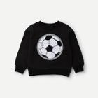 Shein Toddler Boys Football Print Sweatshirt