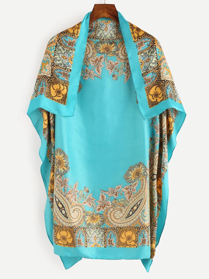 Shein Paisley Printed Square Scarf