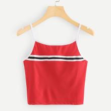 Shein Contrast Stripe Cami Top