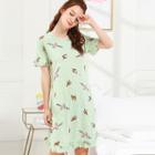 Shein Ice Cream Print Ruffle Hem Night Dress