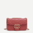 Shein Heart Decor Chevron Chain Bags
