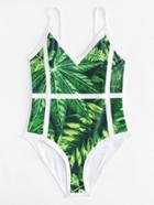 Shein Jungle Caged Swimsuit