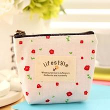Shein Floral Print Zipper Storage Bag