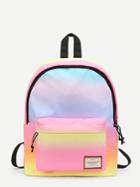 Shein Functional Pastel Backpack