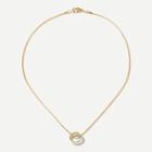 Shein Ring Detail Pendant Necklace