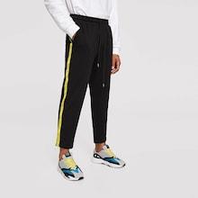 Shein Men Letter Tape Side Tapered Track Pants