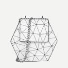 Shein Geometric Print Chain Bag