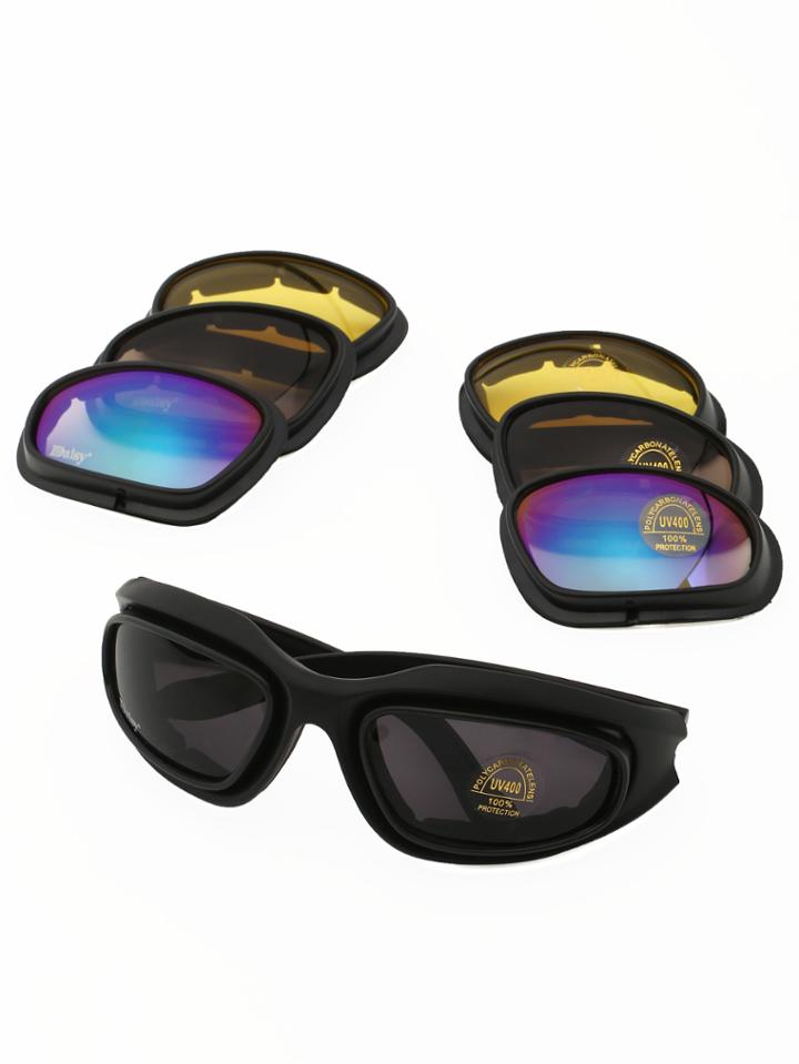 Shein Adjustable Plastic Frame Sports Sunglasses