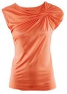 Rosewe Casual Style Round Neck Sleeveless Orange T Shirts