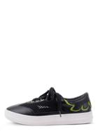 Shein Black Round Toe Hollow Mesh Lace-up Thick-soled Sneakers