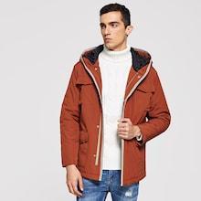 Shein Men Flap Pocket Front Coat
