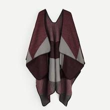 Shein Sew Seam Colorblock Scarf