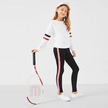 Shein Girls Contrast Tape Side Pants