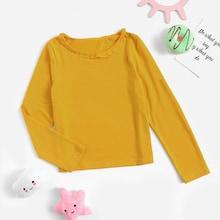 Shein Girls Solid Tee