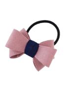 Shein Pink Flannel Bowknot Headbands Women Hairwear