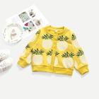 Shein Toddler Girls Pineapple Print Outerwear