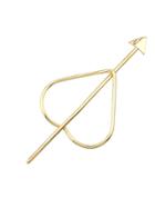 Shein Gold Color Heart And Arrow Shape Hair Clip