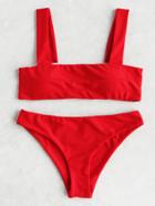 Shein Double Strap Seam Bikini Set