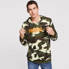 Shein Men Camo Print Hoodie