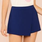 Shein Solid Overlap Shorts