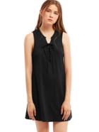 Shein Lace Up Loose Vest Dress