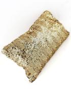 Shein Gold Sequined Zipper Clutch Bag