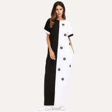 Shein V Neck Tank Chiffon Dress