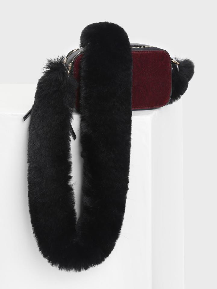 Shein Faux Fur Bag Strap