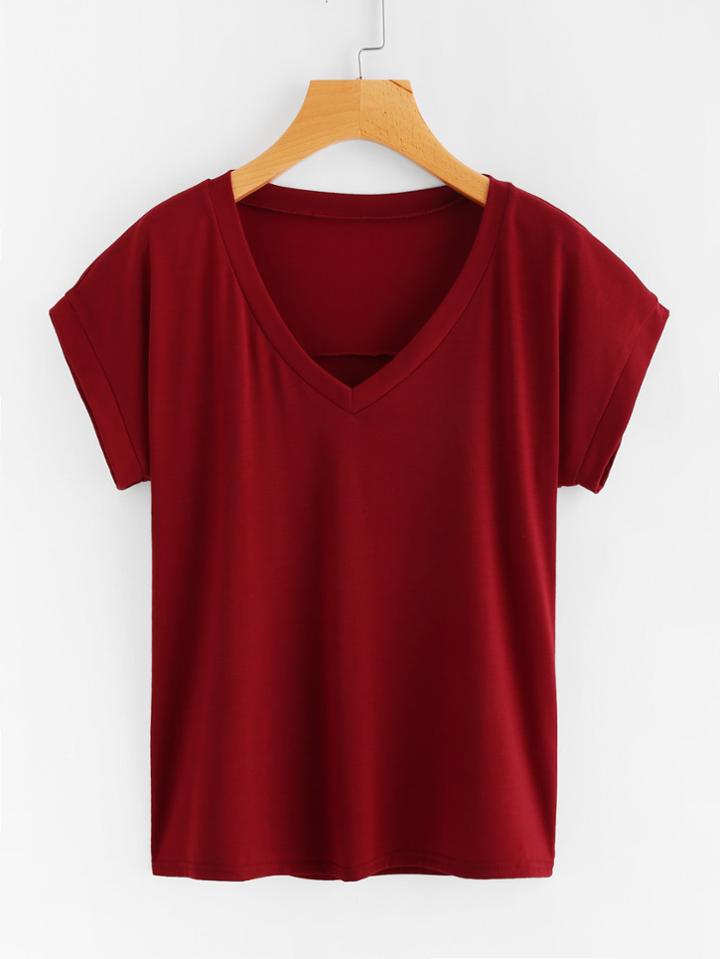 Shein V Neckline T-shirt