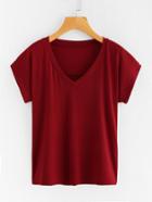 Shein V Neckline T-shirt