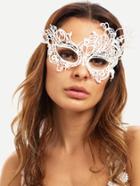 Shein White Party Lace Mask