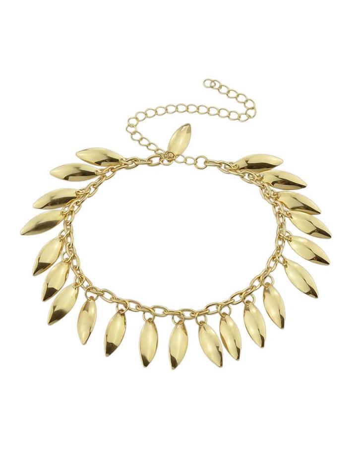Shein Gold Color Fashion Pendant Bracelet