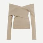 Shein Slim Fitted Wrap Jumper