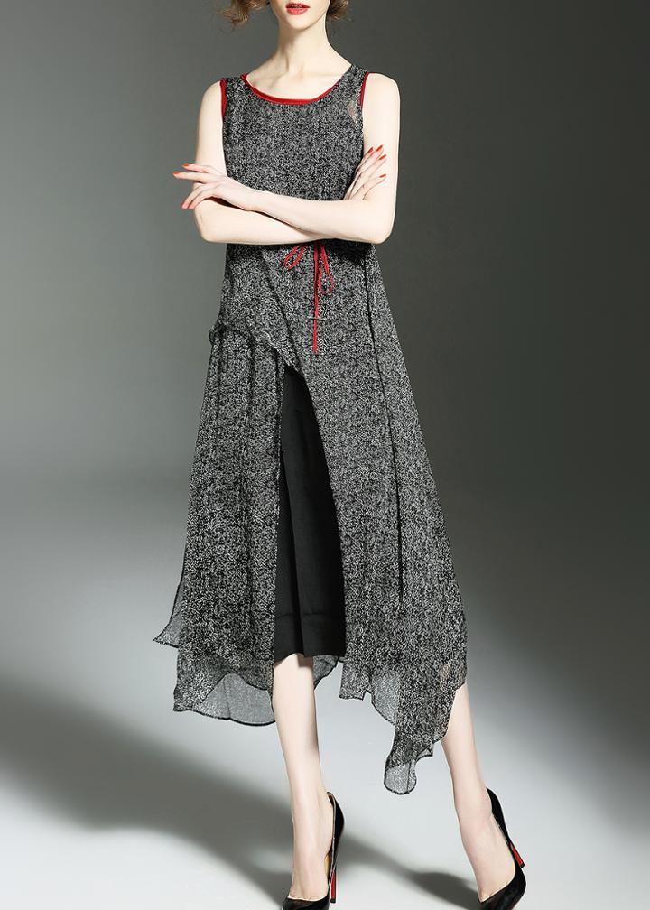 Shein Color Block Split Asymmetric Dress