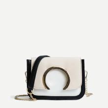 Shein Metal Circle Crossbody Bag