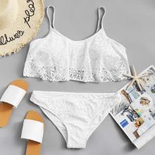 Shein Hollow-out Bikini Set